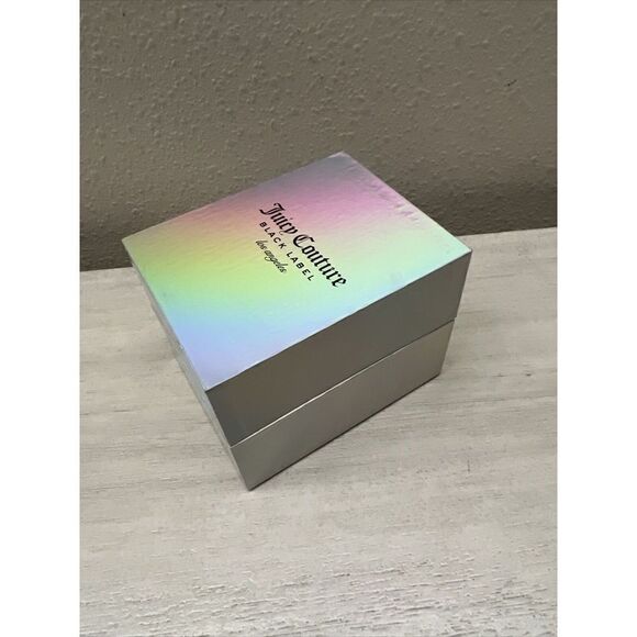 Juicy Couture Black Label NIB Black Blue w/Cheetah Wristwatch Watch - Picture 9 of 11